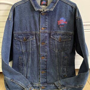 PLANET HOLLYWOOD ROME DENIM JACKET - SIZE M - FREE SHIPPING